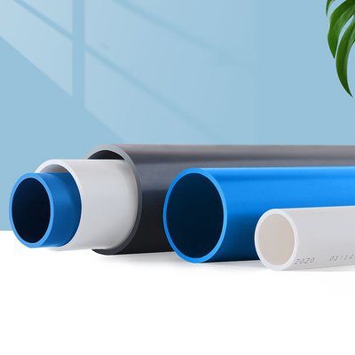 أنابيب المياه البلاستيكية السميكة UPVC أنبوب إمداد المياه باللون الأزرق الرمادي والأبيض DN20 PVC
