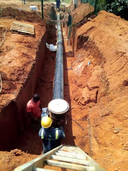 أحدث حالة شركة حول أوغندا موقع بناء تركيب خط أنابيب العملاء