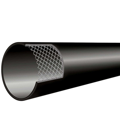 HDPE شبكة سلكية هيكل عظمي الأنابيب 1.0 1.6mpa PE أنابيب إمدادات المياه البلاستيكية