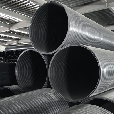 أنابيب HDPE بأسعار معقولة في خطوط سوداء / زرقاء مقاومة للتآكل