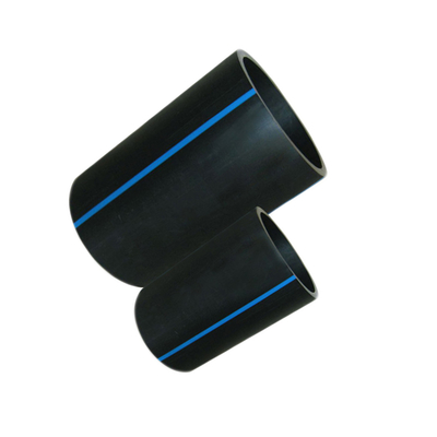 PE100 أنابيب إمدادات المياه HDPE سوداء/زرقاء مع عينات متوفرة