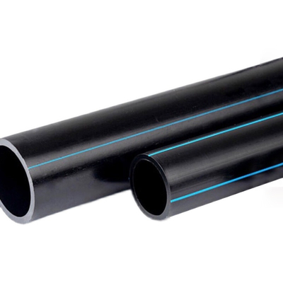 PE100 أنابيب إمدادات المياه HDPE سوداء/زرقاء مع عينات متوفرة