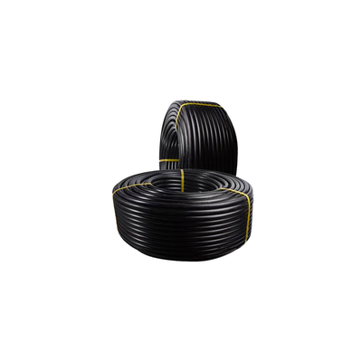 أنابيب مياه HDPE جذابة في الشريط الأسود / الأزرق DN20mm-1600mm خدمات قطع / قالب