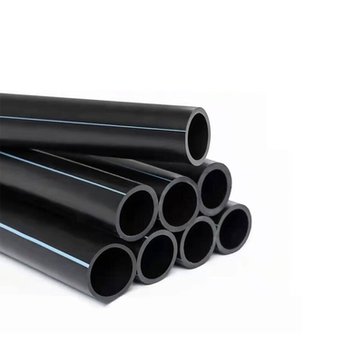 أنابيب إمدادات المياه من HDPE ذات الشريط الأسود / الأزرق PE100 لمقاومة التآكل