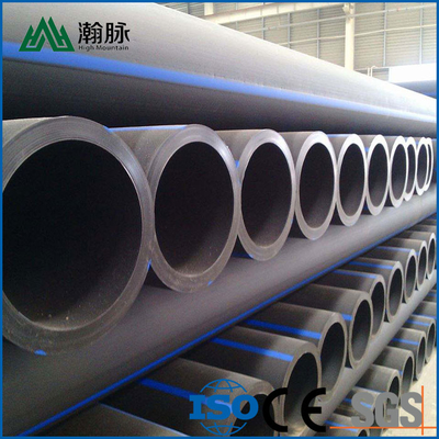 أنابيب المياه PE Hdpe / أنابيب المياه PE في الأسود الأحجام المخصصة ISO معتمدة