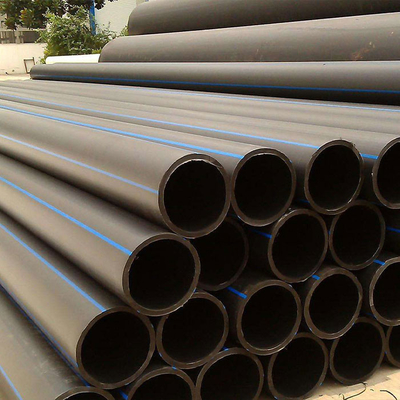 أنابيب المياه PE Hdpe / أنابيب المياه PE في الأسود الأحجام المخصصة ISO معتمدة