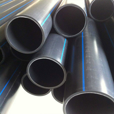 DN16mm-1800mm أنابيب HDPE أنابيب PE معتمدة على ISO9001 في الأزرق أو الأسود