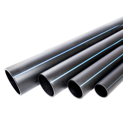 DN16mm-1800mm أنابيب HDPE أنابيب PE معتمدة على ISO9001 في الأزرق أو الأسود