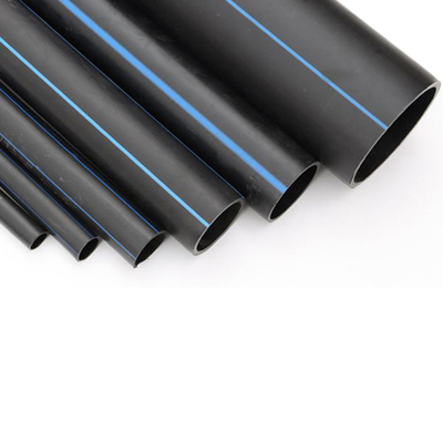 DN16mm-1800mm أنابيب HDPE أنابيب PE معتمدة على ISO9001 في الأزرق أو الأسود