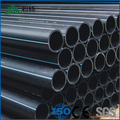 14001 أنابيب إمدادات المياه المعتمدة من HDPE مع خطوط زرقاء