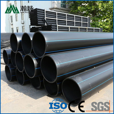 أنابيب المياه من HDPE الزرقاء السوداء لتوزيع المياه