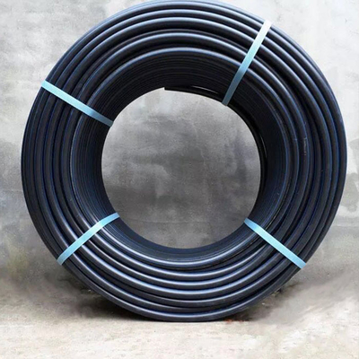 14001 أنابيب إمدادات المياه المعتمدة من HDPE مع خطوط زرقاء