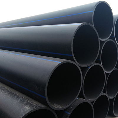 14001 أنابيب إمدادات المياه المعتمدة من HDPE مع خطوط زرقاء