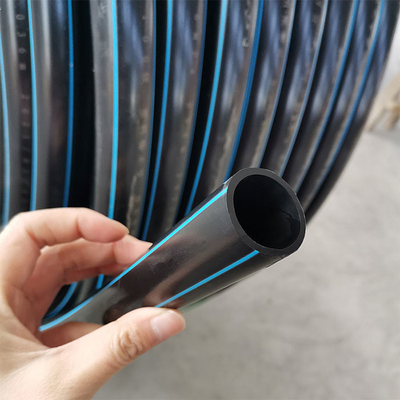 أنابيب المياه من HDPE الزرقاء السوداء لتوزيع المياه