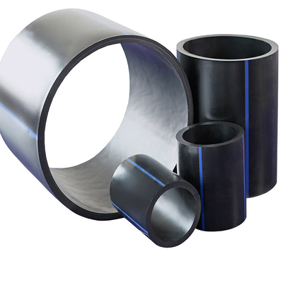 DN16mm-1800mm أنابيب المياه HDPE سوداء للهندسة البلدية أنابيب إمدادات المياه البلاستيكية أنابيب Hdpe الملفوفة