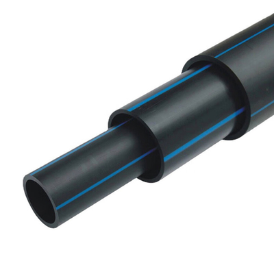 حجم مخصص أنابيب إمدادات المياه HDPE PE الطول حسب متطلبات العملاء لشبكة توزيع المياه
