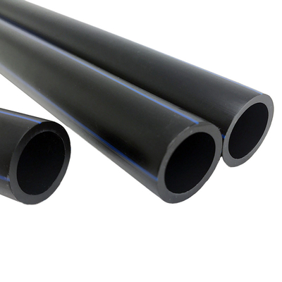 حجم مخصص أنابيب إمدادات المياه HDPE PE الطول حسب متطلبات العملاء لشبكة توزيع المياه