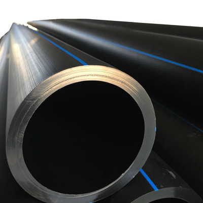 حجم مخصص أنابيب إمدادات المياه HDPE PE الطول حسب متطلبات العملاء لشبكة توزيع المياه