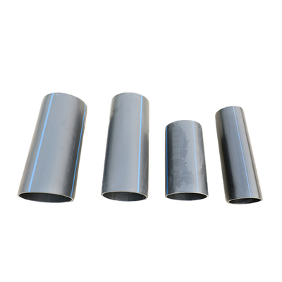 الطول حسب متطلبات العملاء أنابيب إمدادات المياه HDPE مع خدمات معالجة القطع و 2.3mm-117.6mm سمك