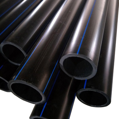الطول حسب متطلبات العملاء أنابيب إمدادات المياه HDPE مع خدمات معالجة القطع و 2.3mm-117.6mm سمك