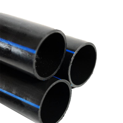 أنابيب إمدادات المياه HDPE قابلة للتخصيص مع طول حسب متطلبات العملاء DN16mm-1800mm 2.3mm-117.6mm