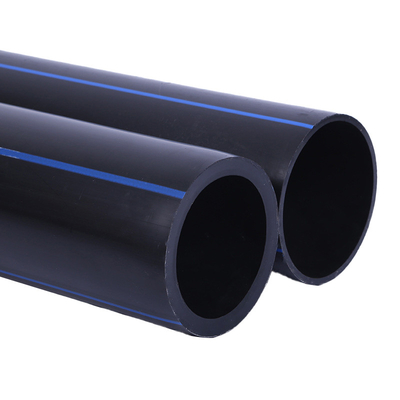 أنابيب إمدادات المياه HDPE قابلة للتخصيص مع طول حسب متطلبات العملاء DN16mm-1800mm 2.3mm-117.6mm
