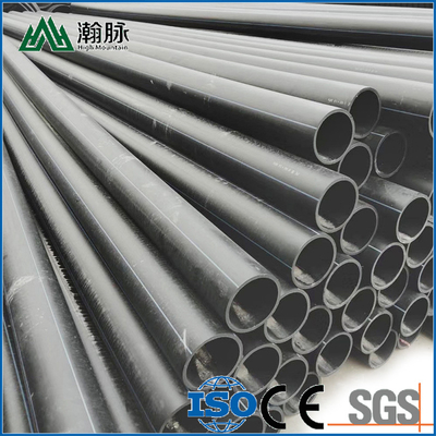 50 سنة الطول العمر أنابيب إمدادات المياه HDPE PN6-PN16 مع تصنيف الضغط