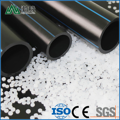 أنابيب إمدادات المياه من البولي إيثيلين عالي الكثافة HDPE وسمك 2.3mm-117.6mm مناسبة لشبكة توزيع المياه