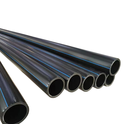 أنابيب إمدادات المياه من البولي إيثيلين عالي الكثافة HDPE وسمك 2.3mm-117.6mm مناسبة لشبكة توزيع المياه