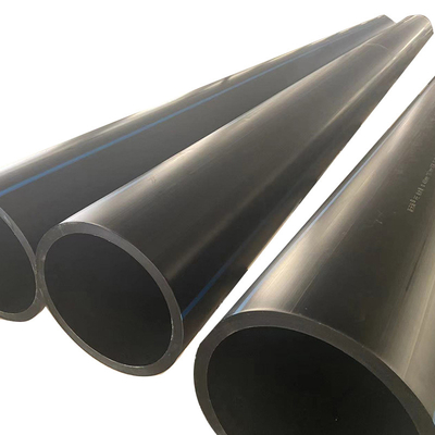 أنابيب إمدادات المياه من البولي إيثيلين عالي الكثافة HDPE وسمك 2.3mm-117.6mm مناسبة لشبكة توزيع المياه