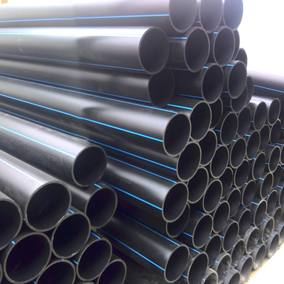 مقاومة عالية للآثار ومقاومة ممتازة للتآكل أنابيب إمدادات المياه HDPE في المواد السوداء