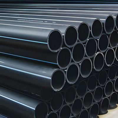 نطاق درجة الحرارة من -40C إلى 60C أنابيب إمدادات المياه HDPE مع اتصال الاندماج