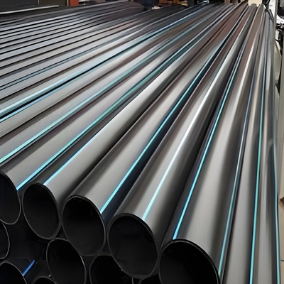 1.25mpa-2.5mpa أنابيب إمدادات المياه HDPE مع الكثافة العالية البولي إيثيلين الطول 5.8m/11.8m / مخصصة